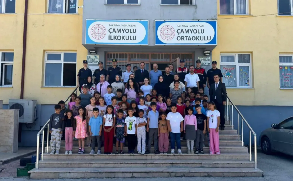 Jandarmadan minik öğrencilere çevre bilinci eğitimi