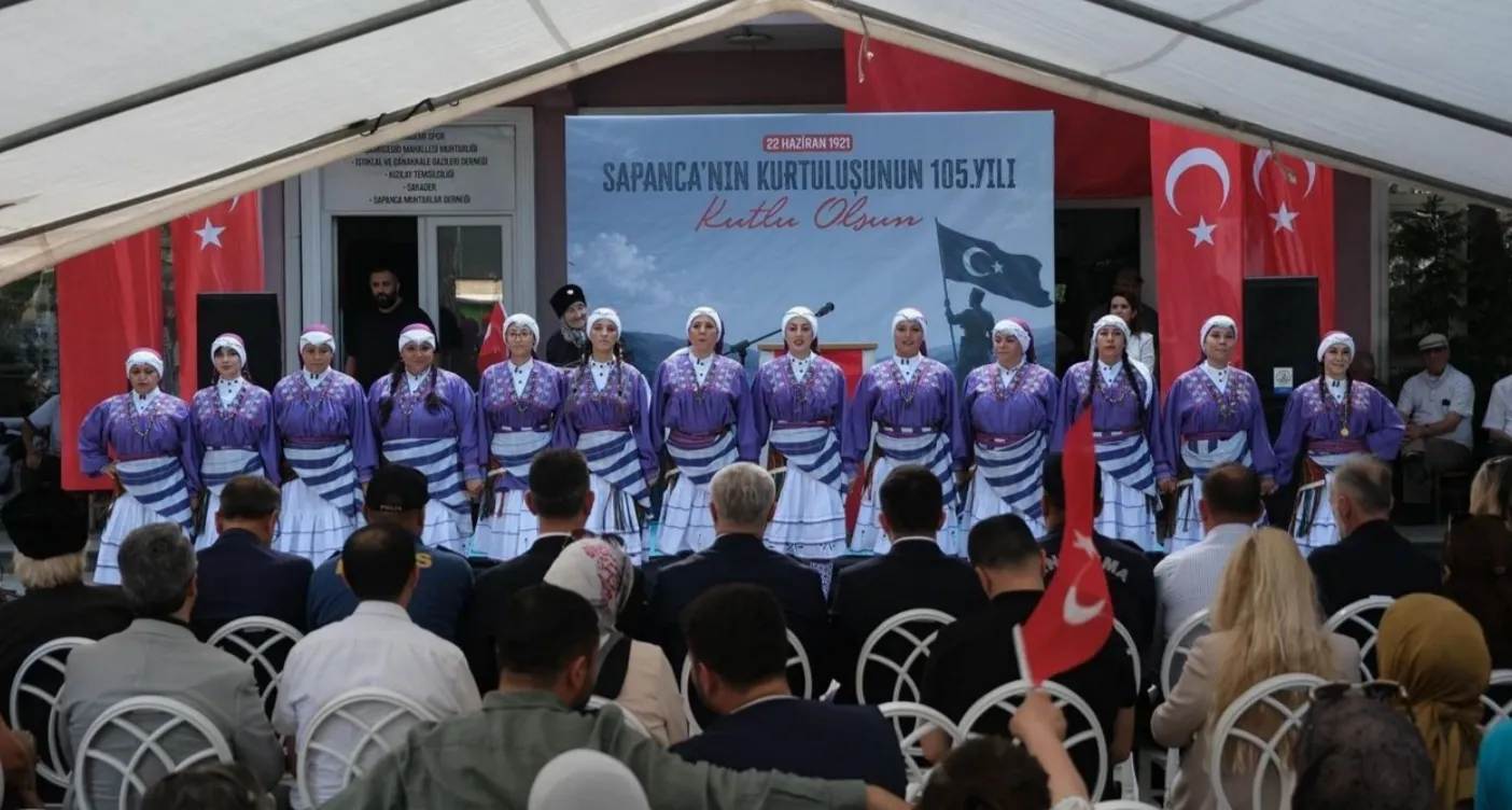 Sapanca’nın kurtuluşunun 105. yılı coşkuyla kutlandı
