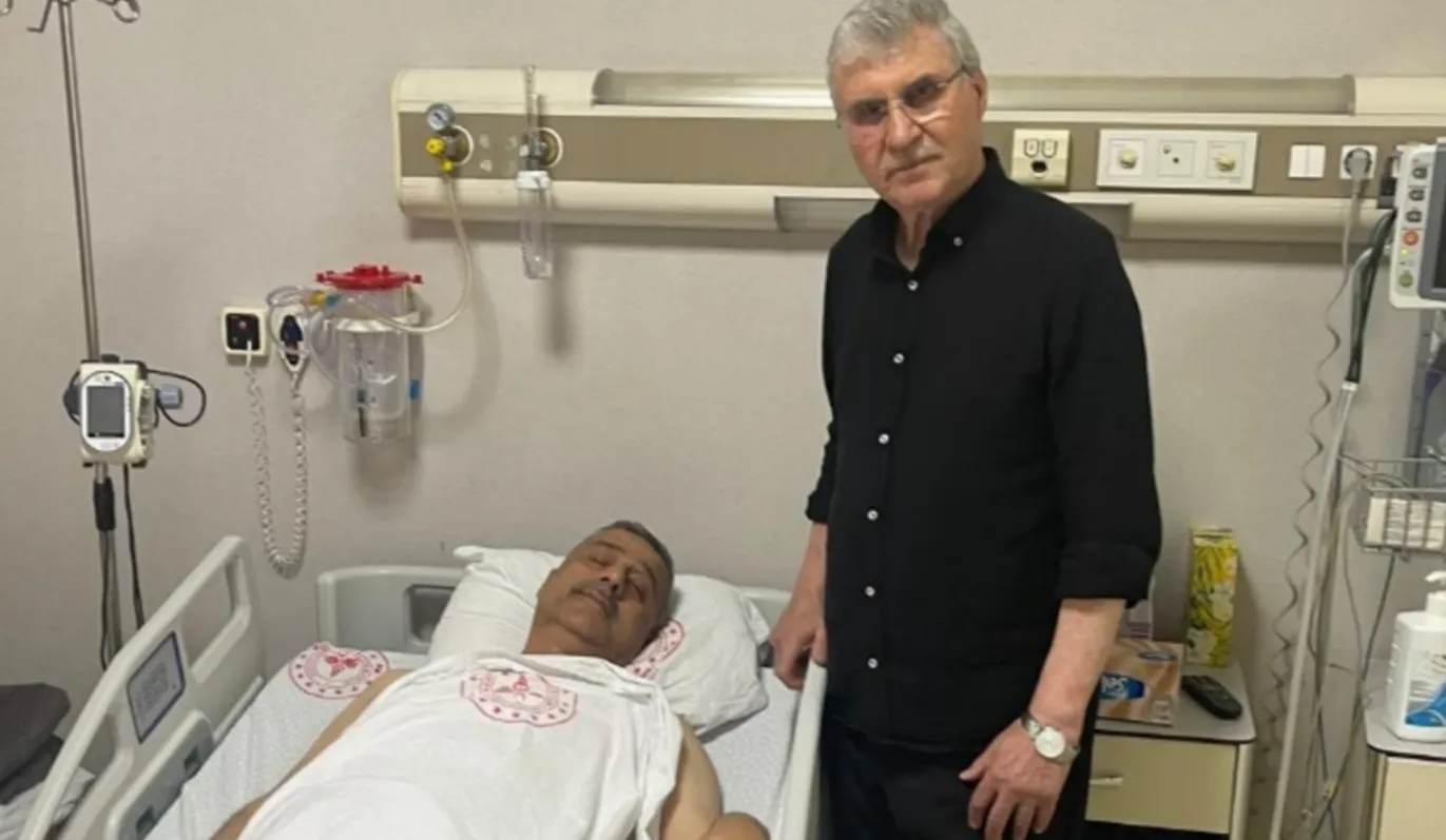 Ekrem Yüce'den Bayraktar'a geçmiş olsun ziyareti