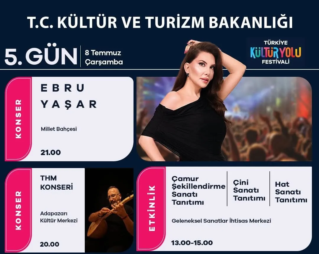 Sakarya’da Kültür Yolu Festivali başlıyor