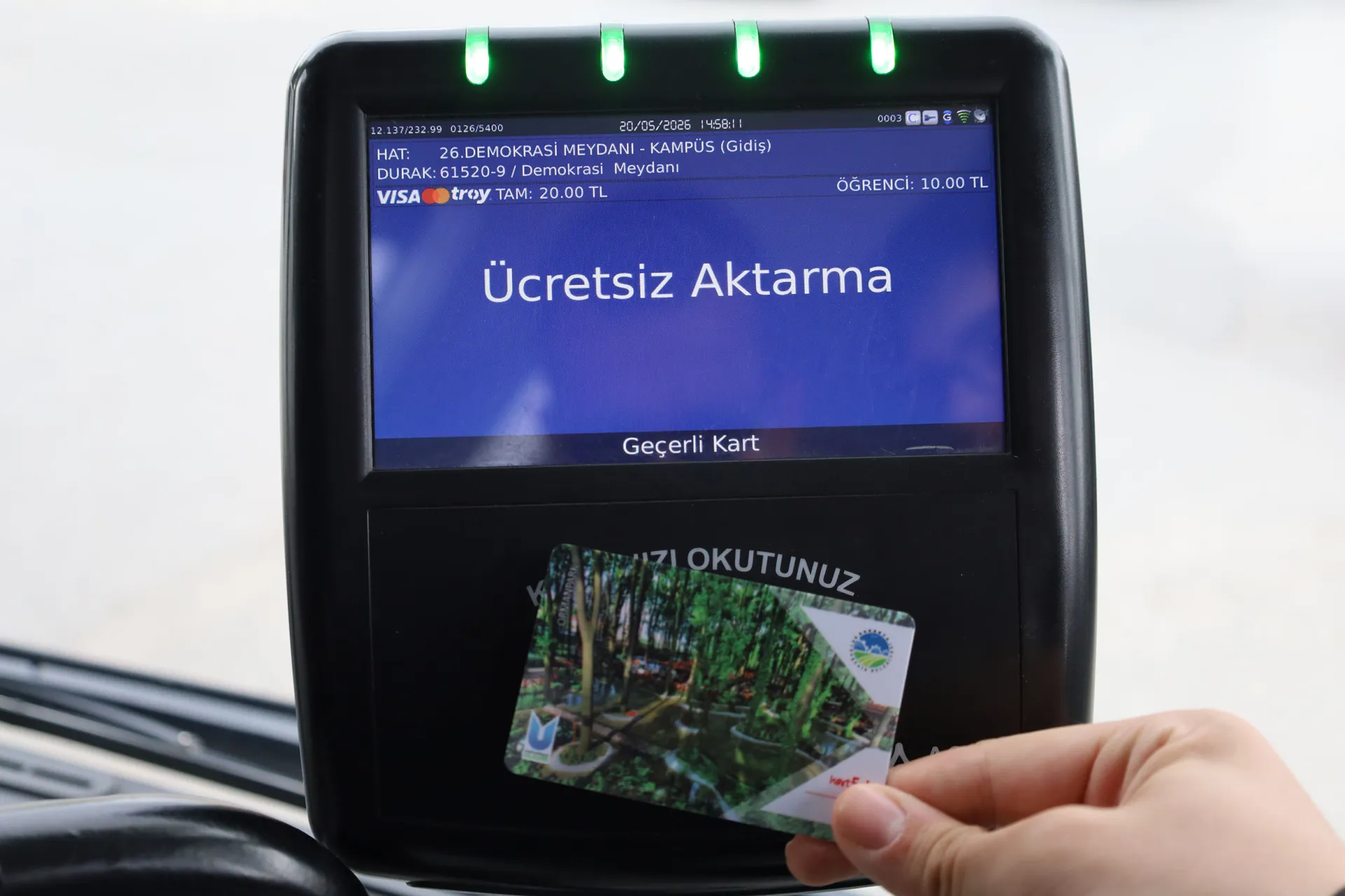 Toplu Taşımada Tek Ücret Kolaylığı