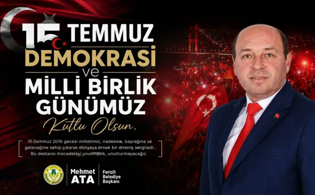 Başkan Ata’dan 15 Temmuz Demokrasi Ve Milli Birlik Günü mesajı