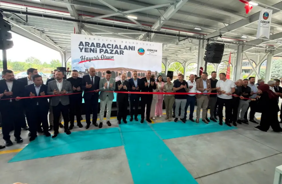 Serdivan'da Arabacıalanı Yeni Pazar Yeri hizmete açıldı