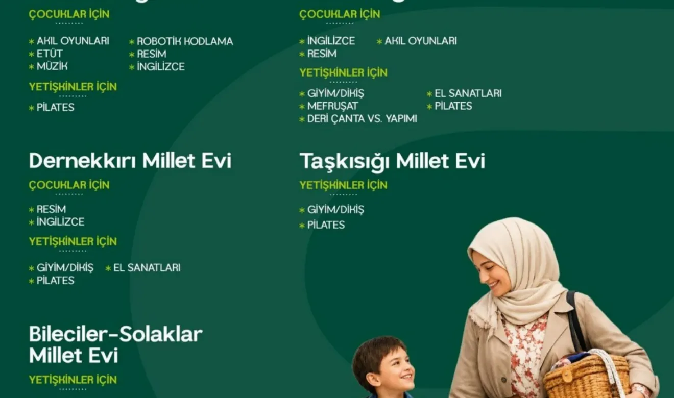 Bilgi ve Millet Evleri'nde kayıtlar başlıyor
