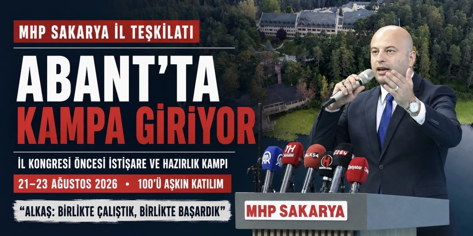 MHP Sakarya, İl Kongresi Öncesi Abant’ta Aile Kampına Giriyor