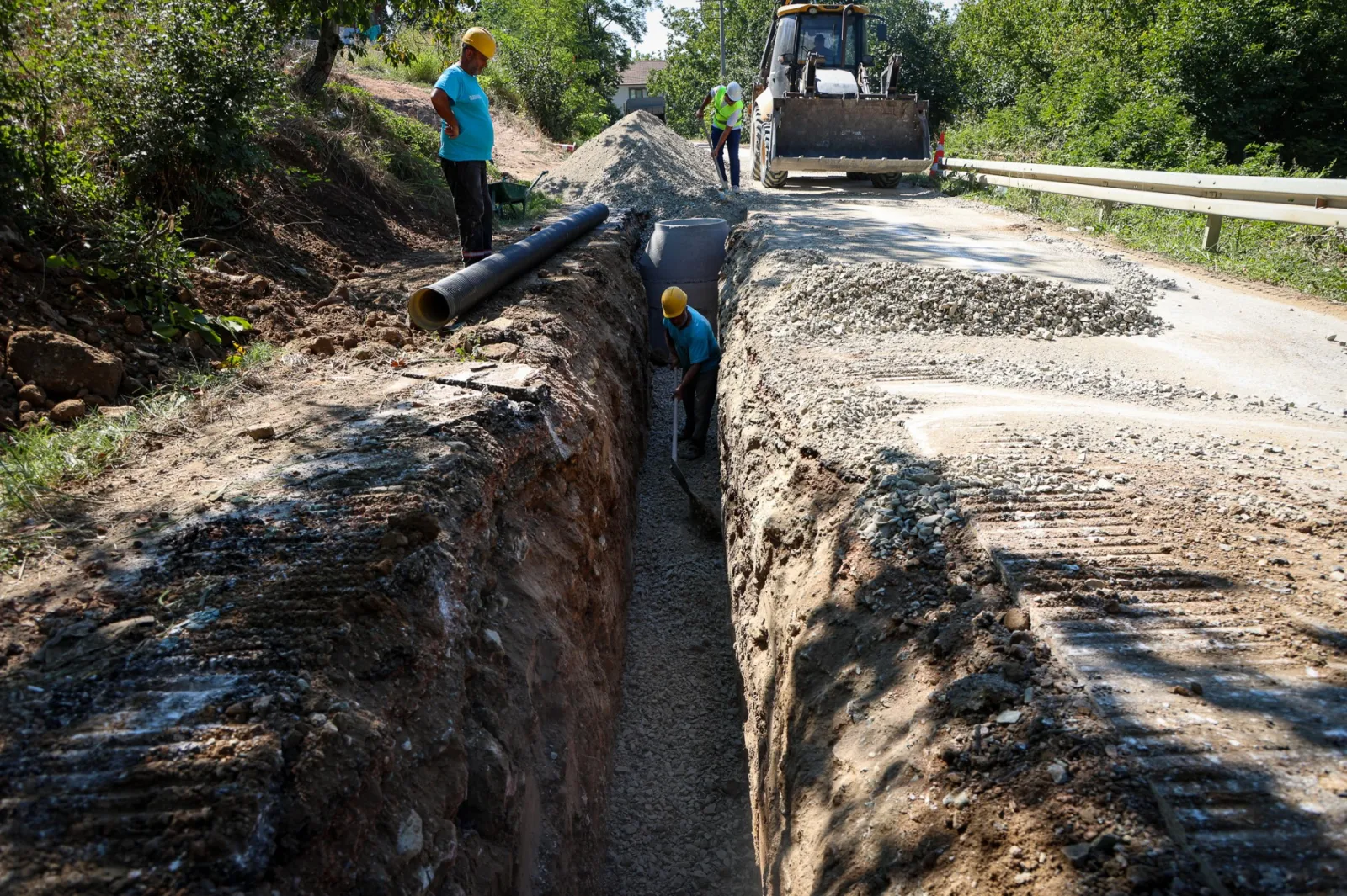 SASKİ, Aşağıdereköy’ün altyapısını 20 milyon liralık yatırımla yeniliyor