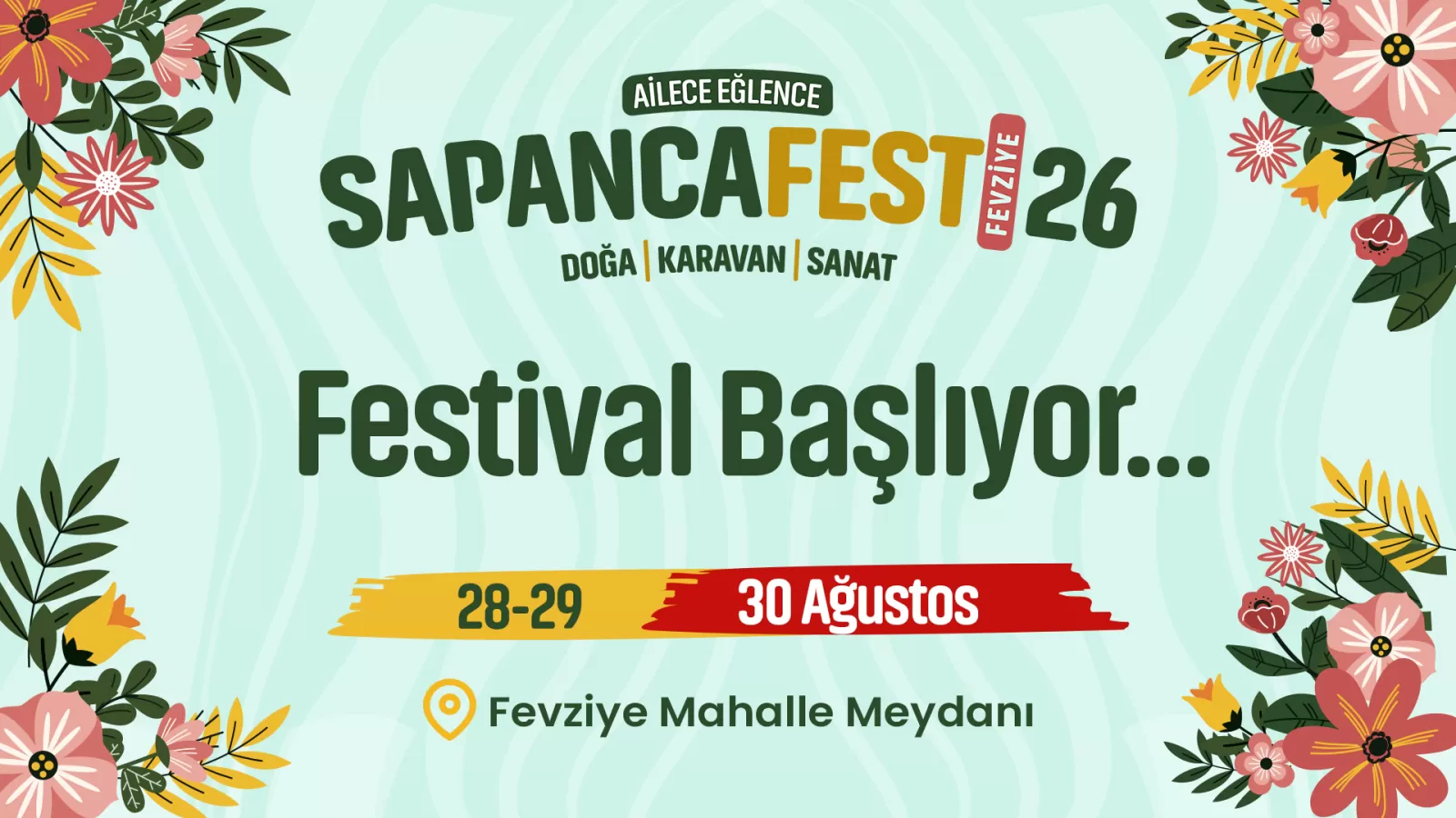 Sapanca Fest’26 Başlıyor