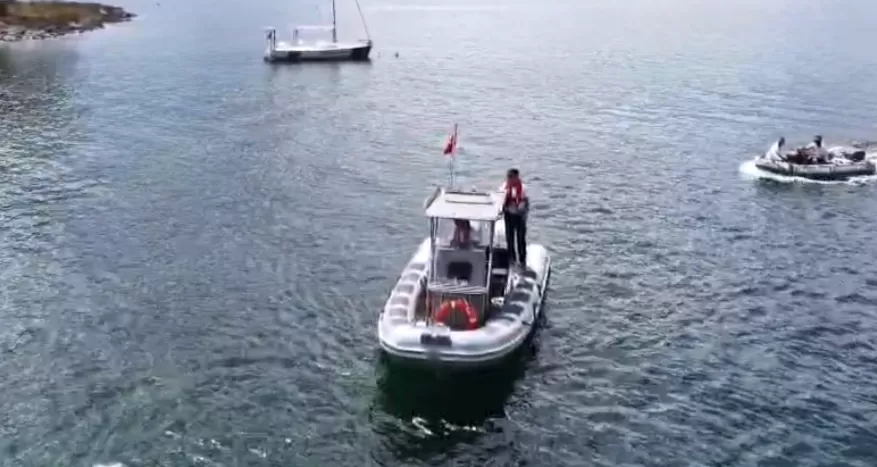 Sapanca Gölü’ndeki kano yarışında geniş güvenlik önlemi