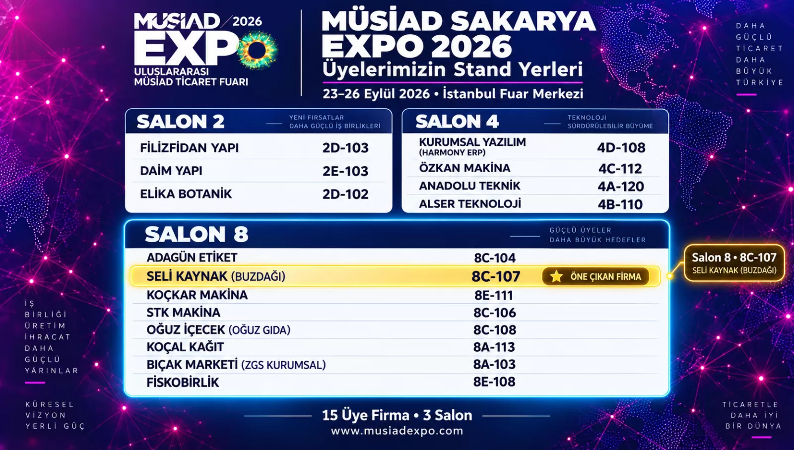 Buzdağı MÜSİAD EXPO 2026’da 8C-107 standında yer alacak