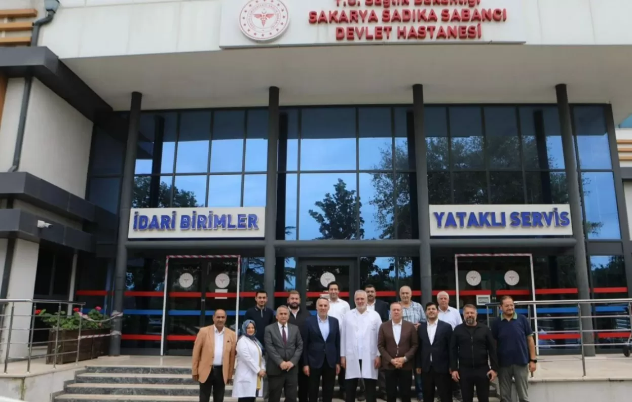 AK Parti İl Başkanı Tever'den Sadıka Sabancı Devlet Hastanesi'ne ziyaret