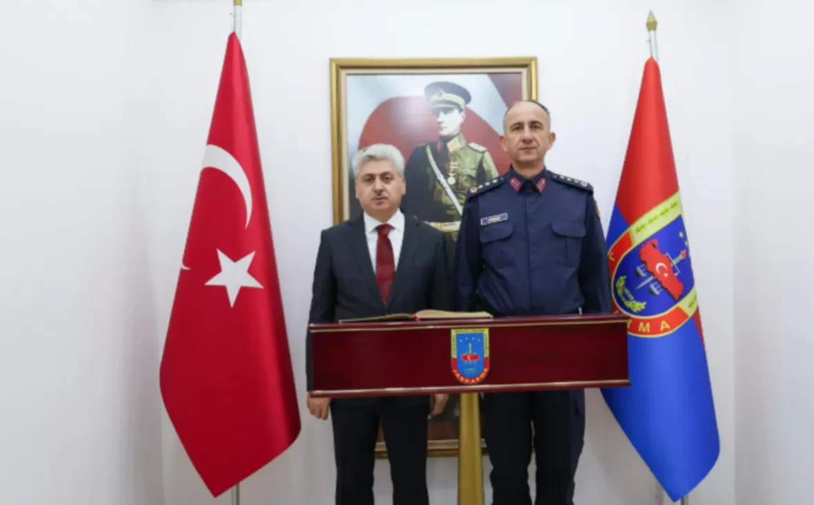 Vali Doğan'dan İl Jandarma Komutanlığı’na ziyaret
