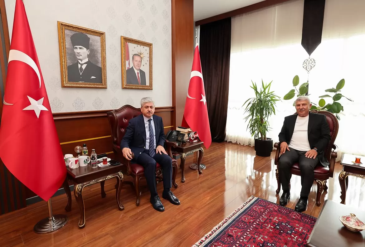 Muzaffer Güneş’ten Vali Rahmi Doğan’a Ziyaret