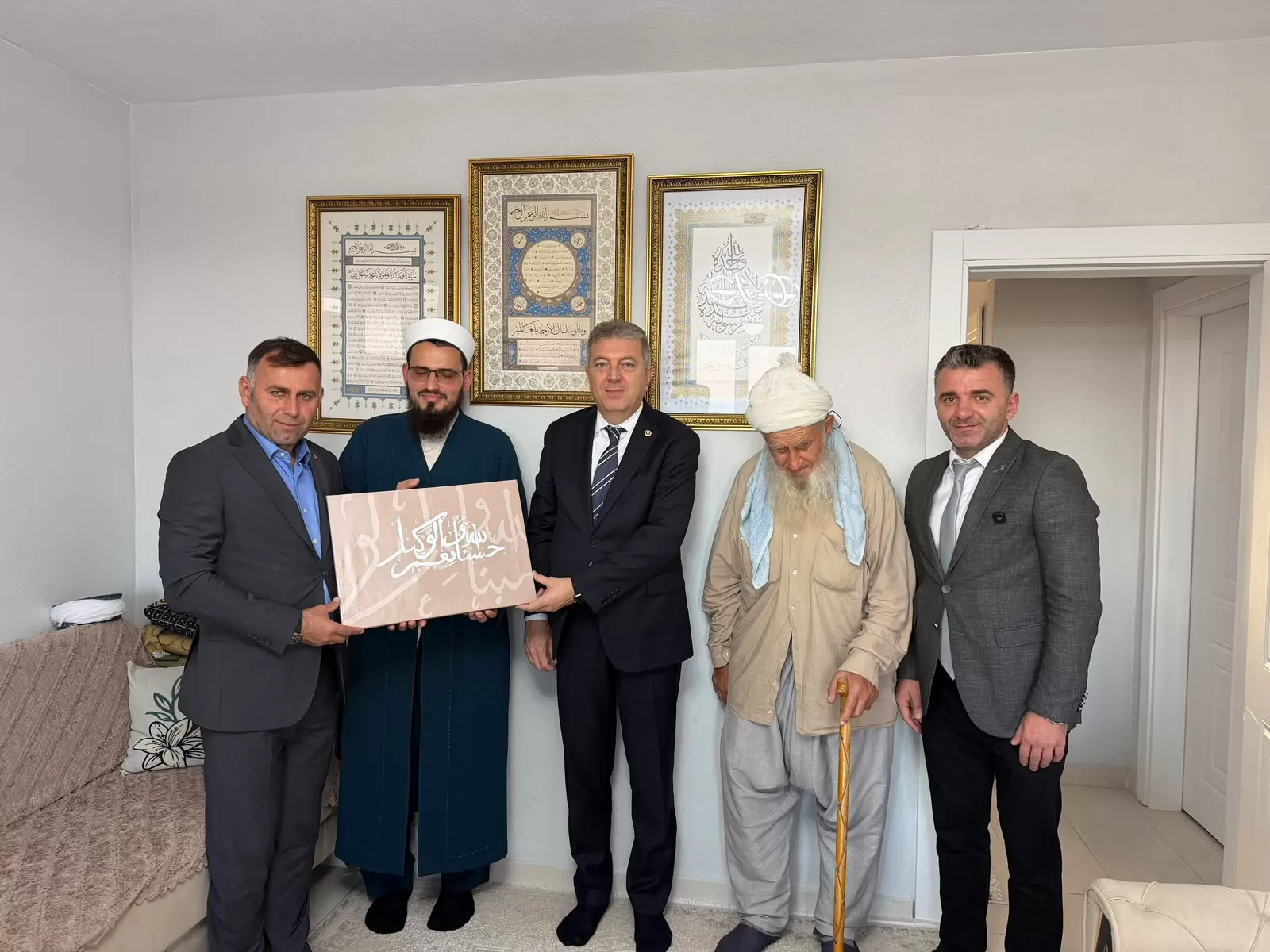 Çağlayan ve Kocacık’tan Geçmiş Olsun Ziyareti