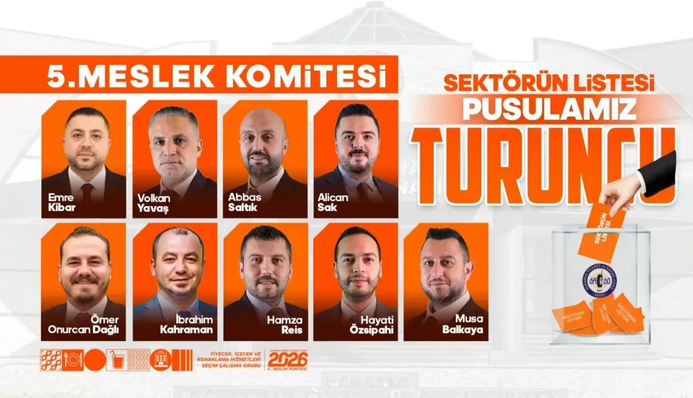 SATSO 5. Meslek Komitesi’nde Alican Sak ve Turuncu Liste’den güç birliği
