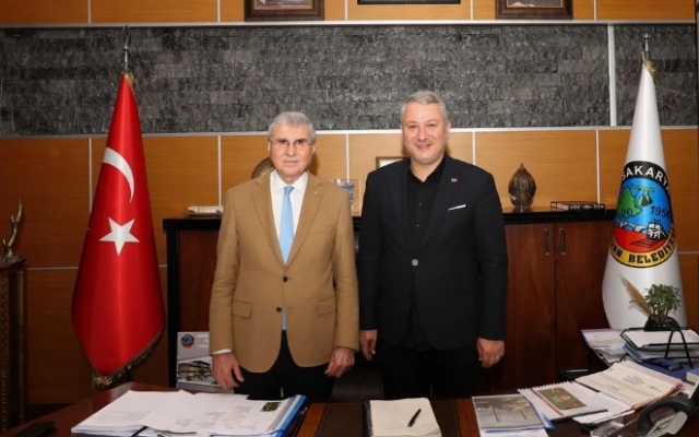 Ekrem Yüce'den Başkan Çelik'e ziyaret