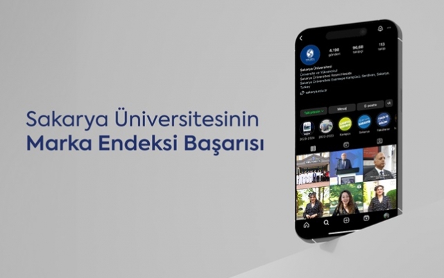 Sakarya Üniversitesinin marka endeksi başarısı