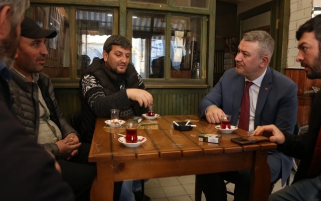 Osman Çelik Kazımpaşa'da vatandaşla buluştu