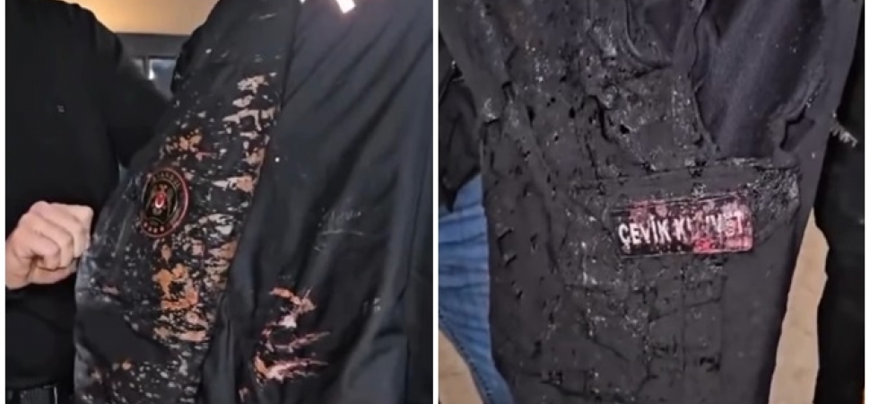 Saraçhane'deki protestolarda polise asitli saldırı