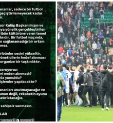 Olaylı Amed maçı sonrası Tatangalar'dan açıklama!