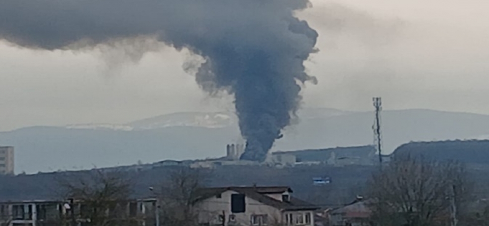 Sakarya Şehir Hastanesi şantiyesinde yangın!