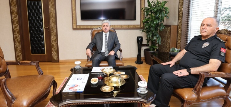 Vali Doğan'dan yeni İl Emniyet Müdürü Saka'ya iade-i ziyaret