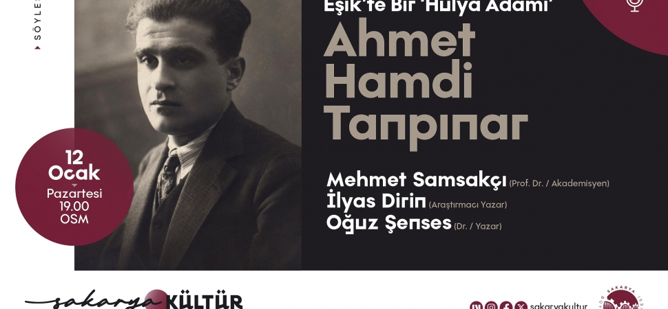 Ahmet Hamdi Tanpınar OSM’de konuşulacak