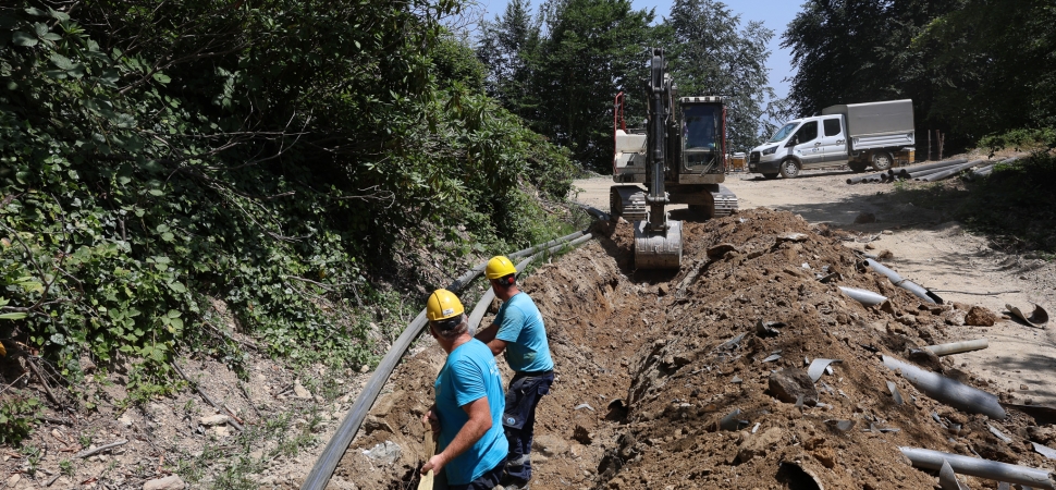 Büyükşehir yeni altyapı hattına kavuştu