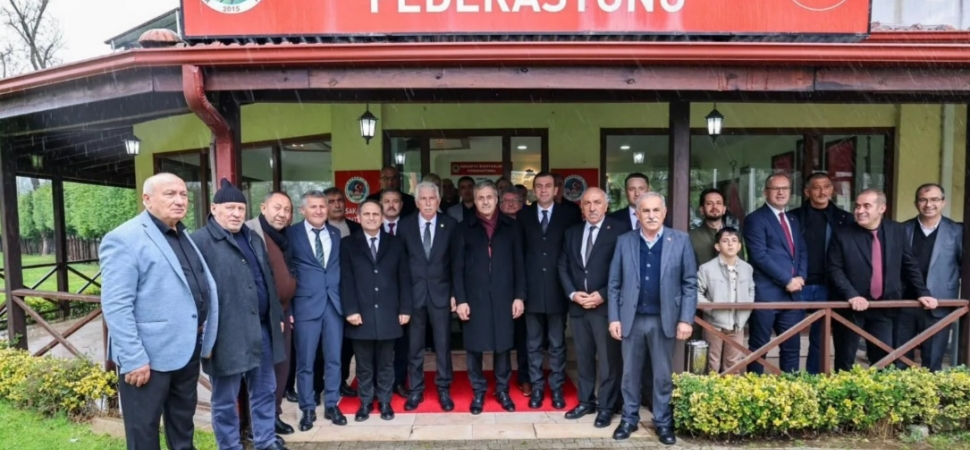 Sakarya’da muhtarlar bayramlaştı