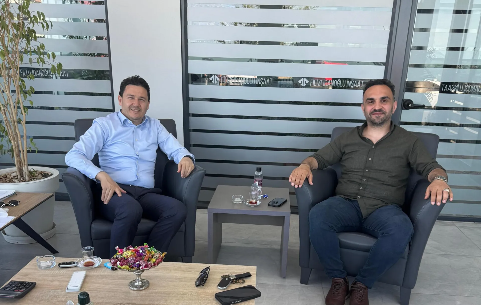 İsmail Can’dan İsmail Filizfidanoğlu’na nezaket ziyareti