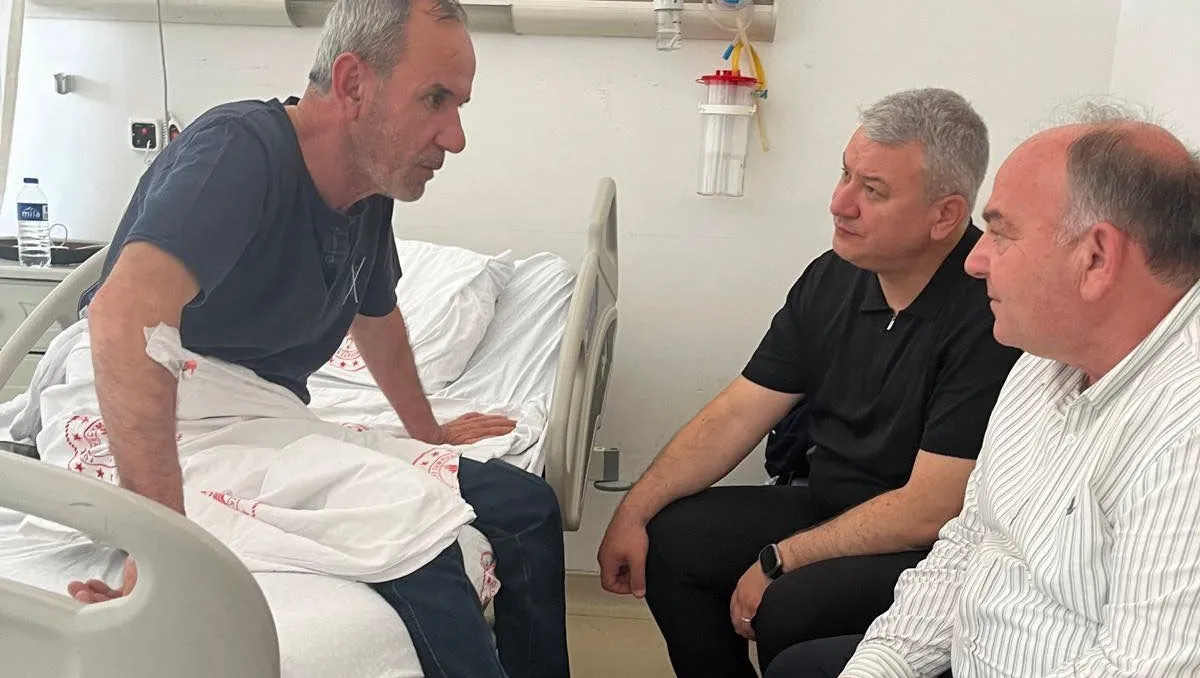 Muhtarı Karabaşoğlu hastanede tedavi altına alındı
