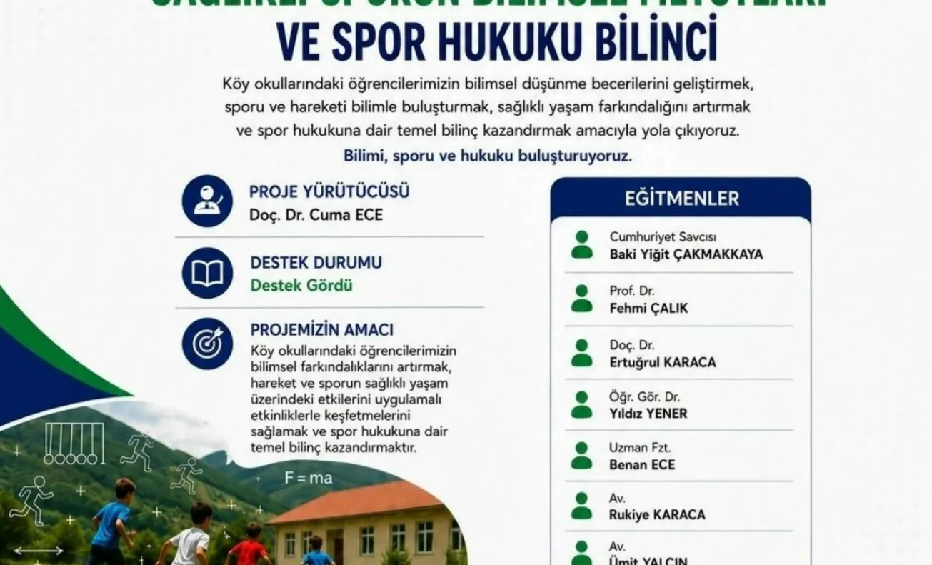 SUBÜ köy okullarını bilim ve sporla buluşturacak