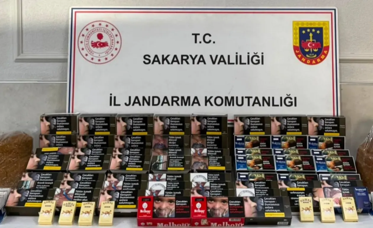 Sakarya'da Kaçak Tütün Operasyonu