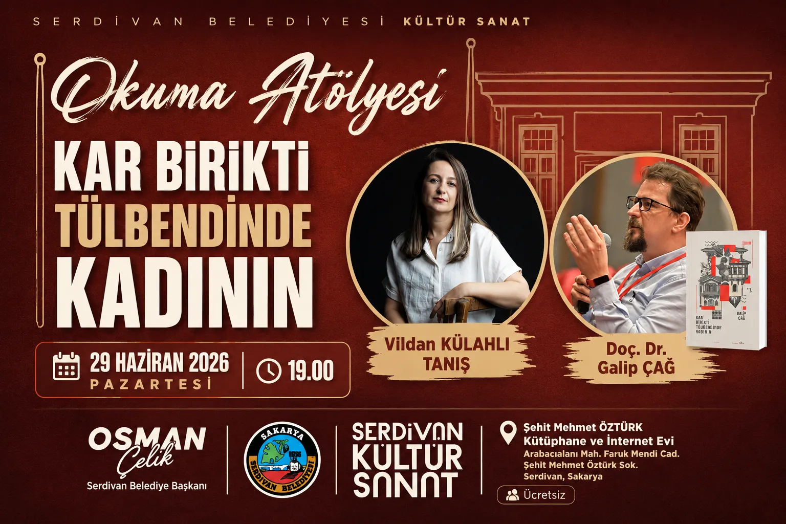 Serdivan Kültür Sanat'tan Kitapseverlere Anlamlı Söyleşi