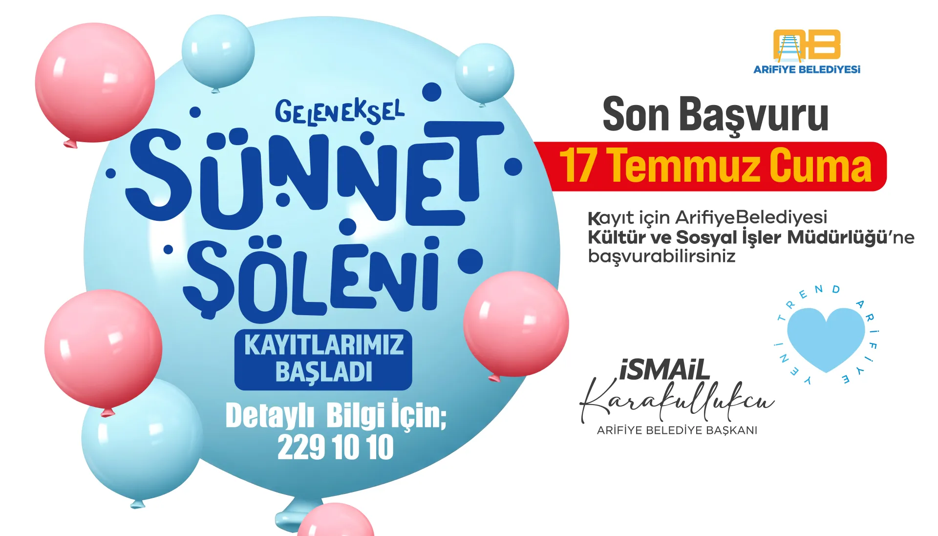 Sünnet Organizasyonu İçin Kayıt Süreci Başladı
