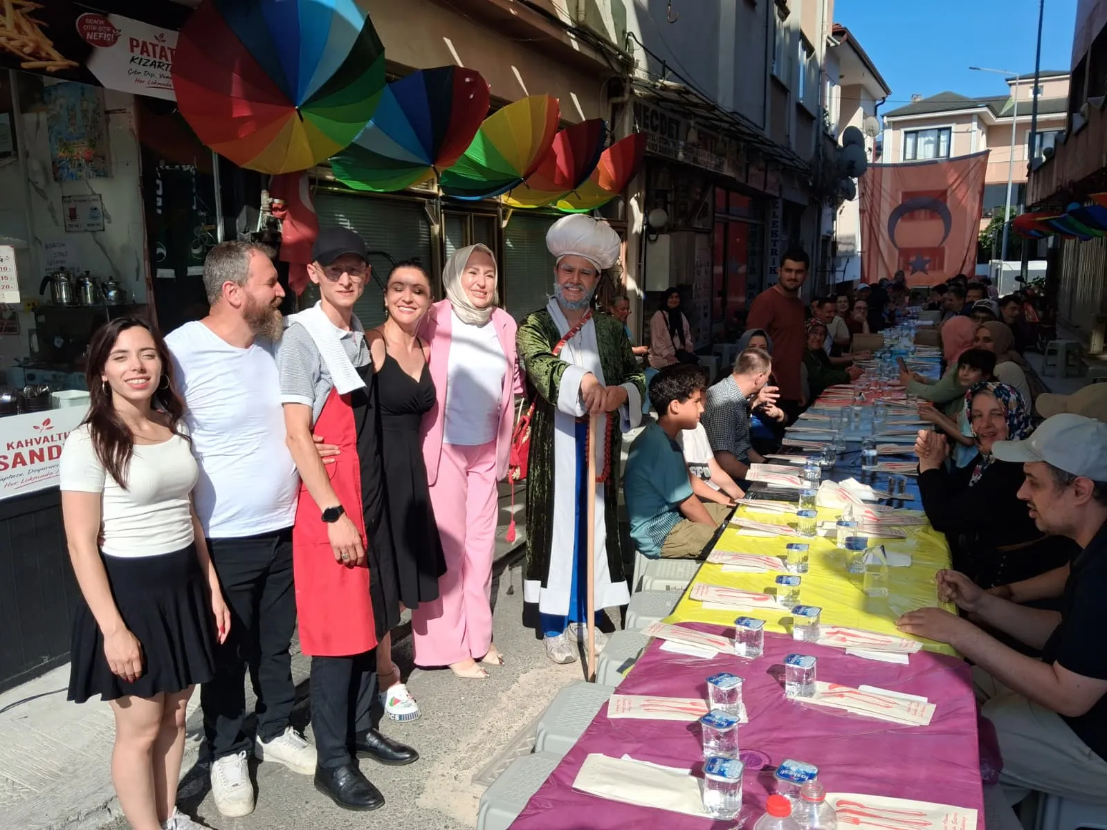 Sakarya'da özel gereksinimli çocuklar için döner pilav şenliği düzenlendi