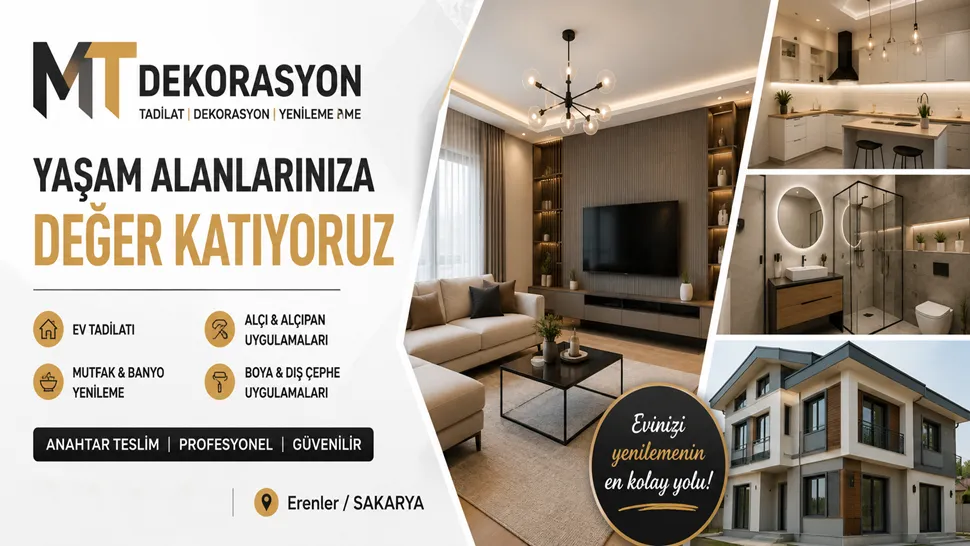 MT Dekorasyon’la Evinizi Yenileyin