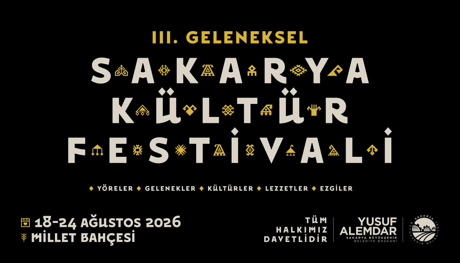 Sakarya’da 7 gün sürecek kültür şöleni başlıyor