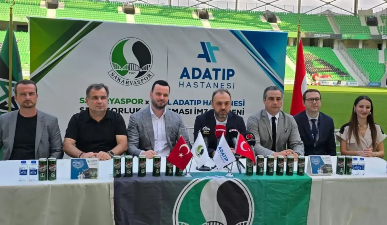 Sakaryaspor'un sağlık sponsoru Özel Adatıp Hastanesi oldu