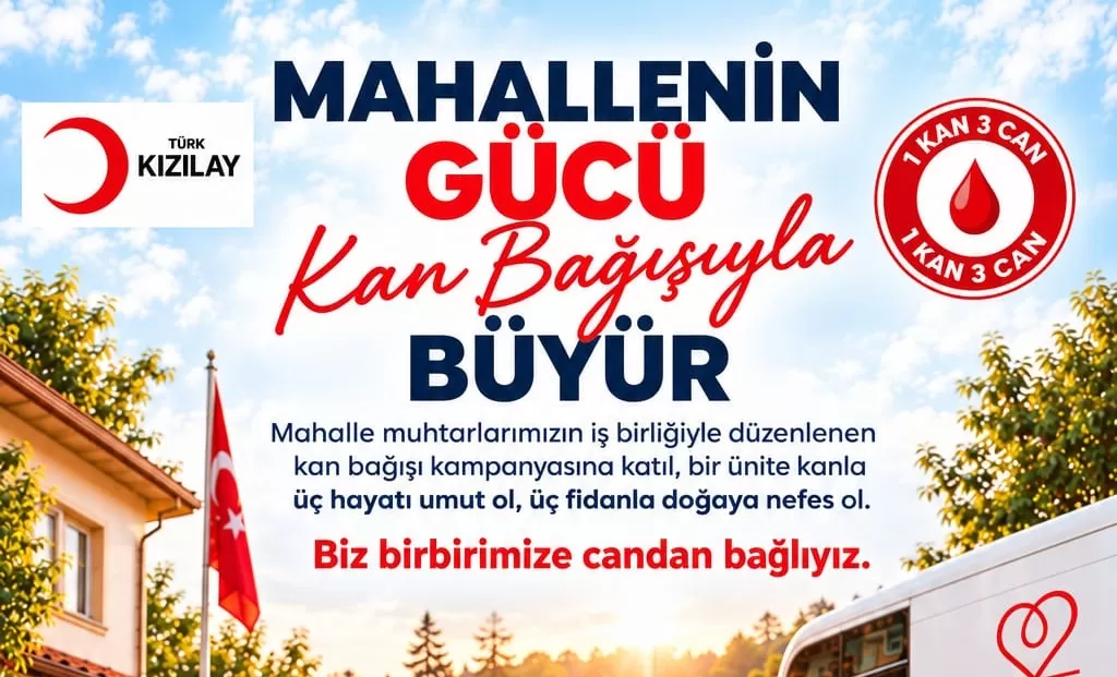 Kan bağışına dikkat çeken hediye