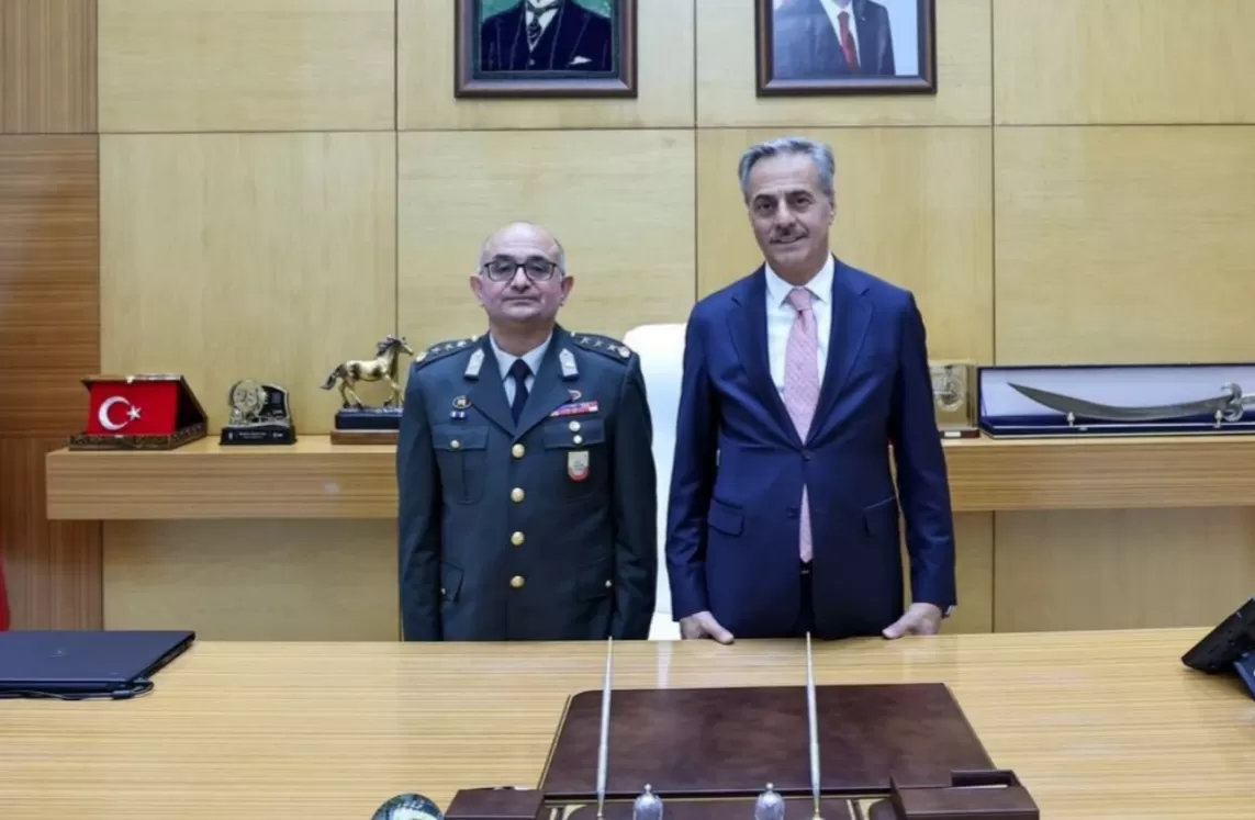 Başkan Alemdar Garnizon Komutan Vekili Sakar'ı ağırladı