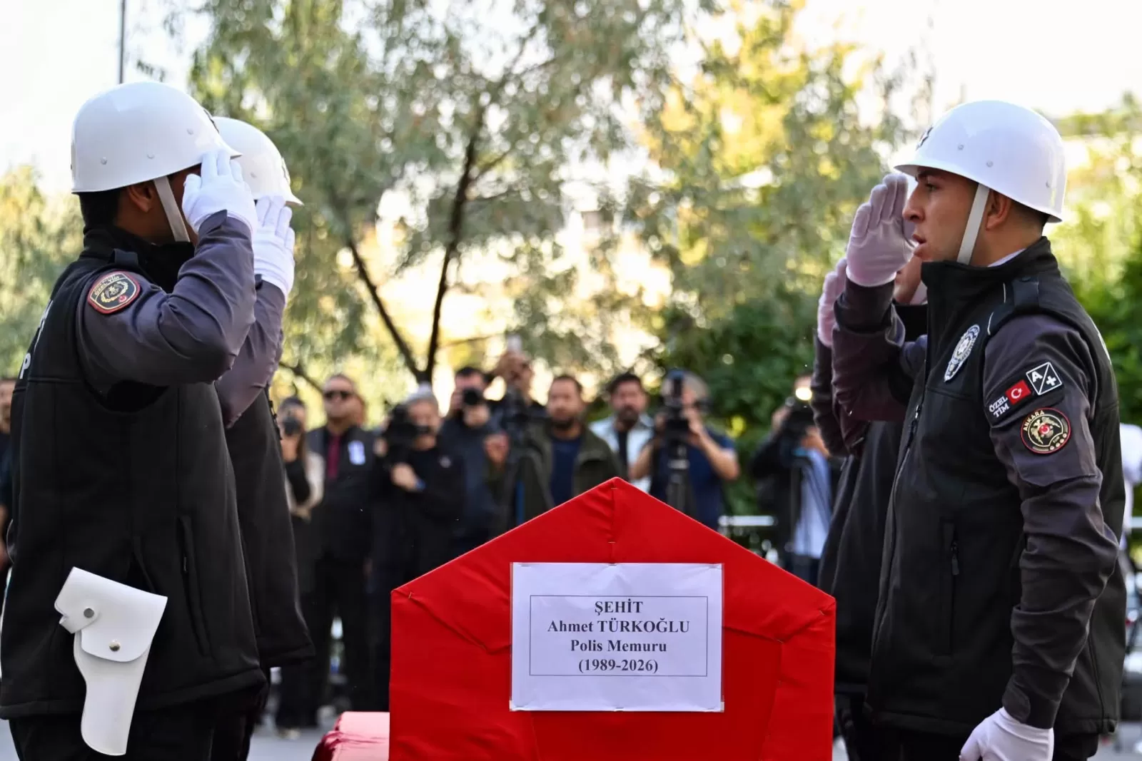 Şehit Polis Ahmet Türkoğlu Çubuk’ta Toprağa Verildi