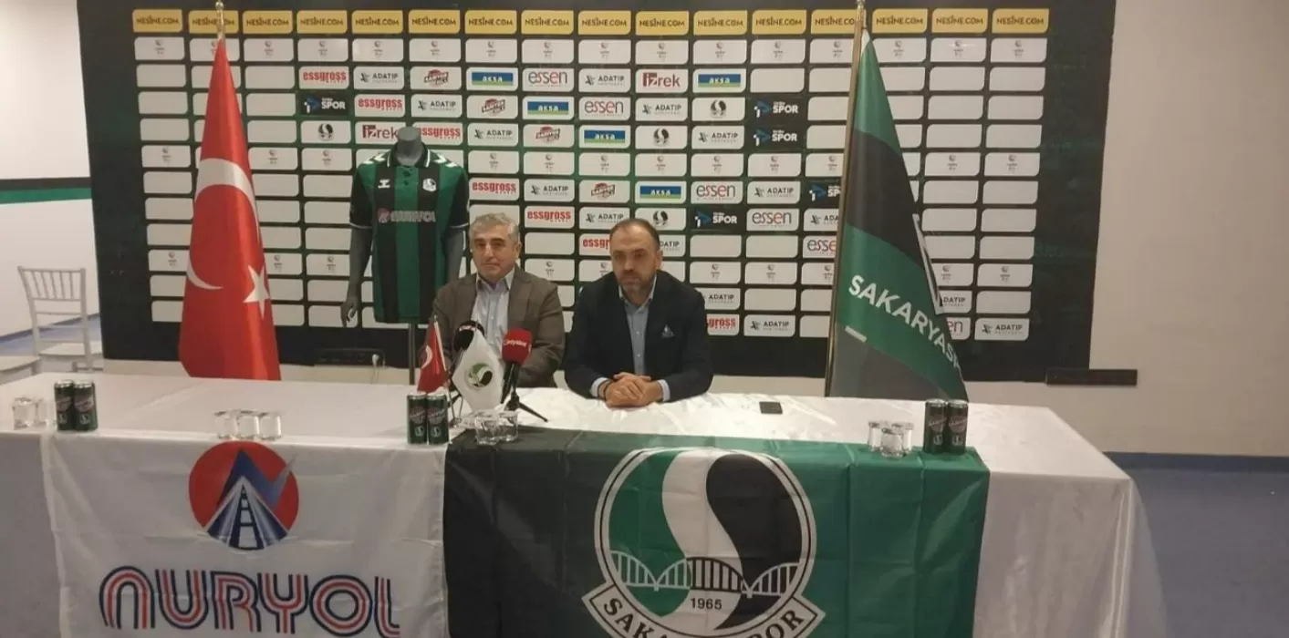 Nuryol İnşaat'tan Sakaryaspor'a destek: Yeni göğüs sponsoru oldu