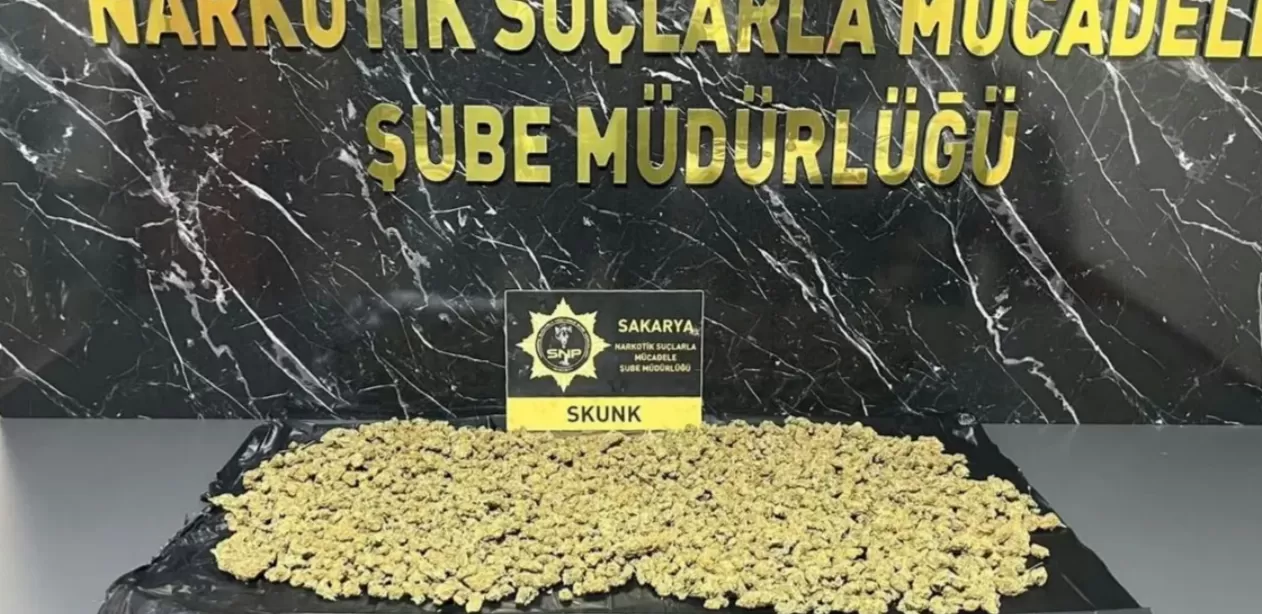 Sakarya'ya uyuşturucu getirirken otoyolda yakalandı!